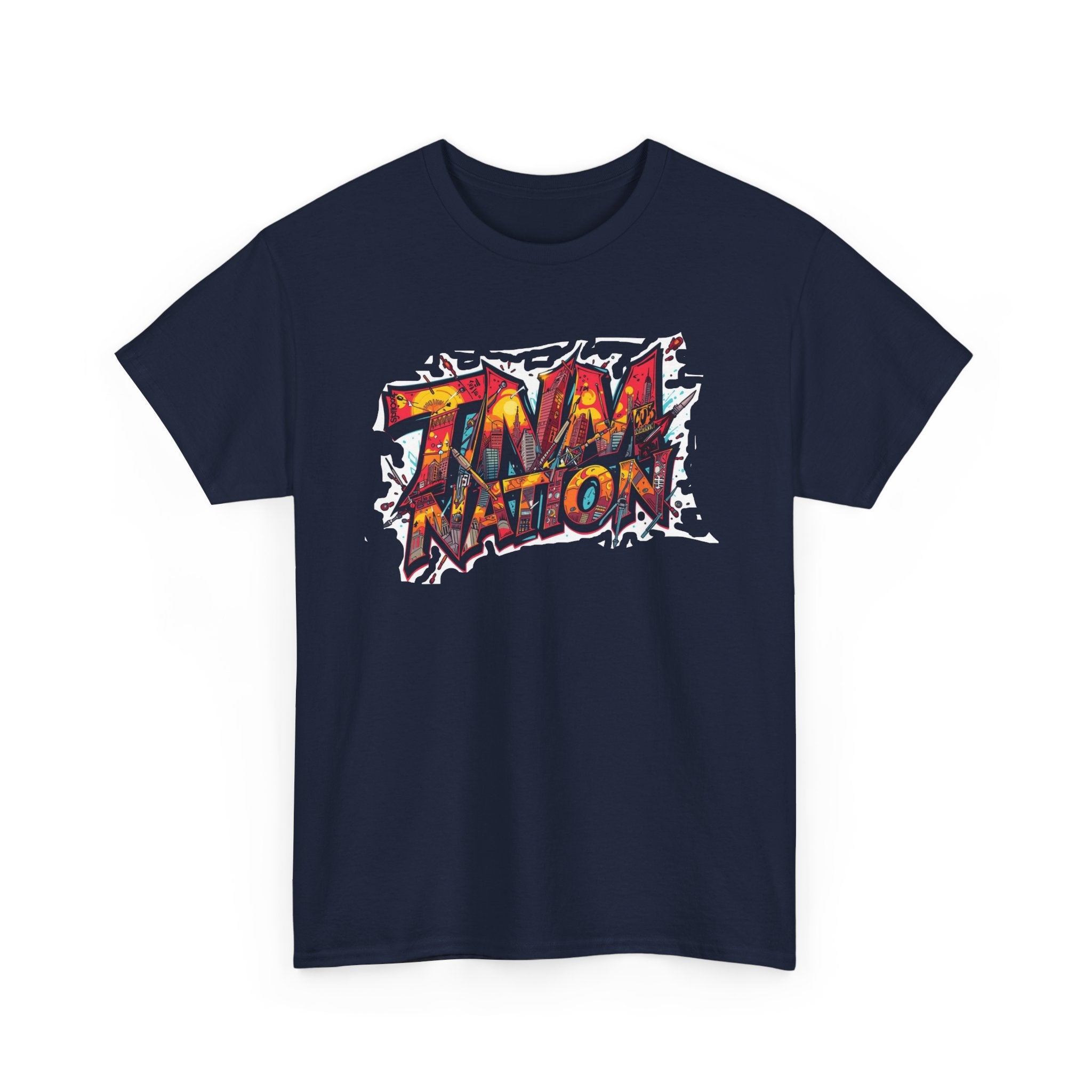 Tidal Nation Graffiti Tee - Urban Streetwear Graphic T-Shirt
