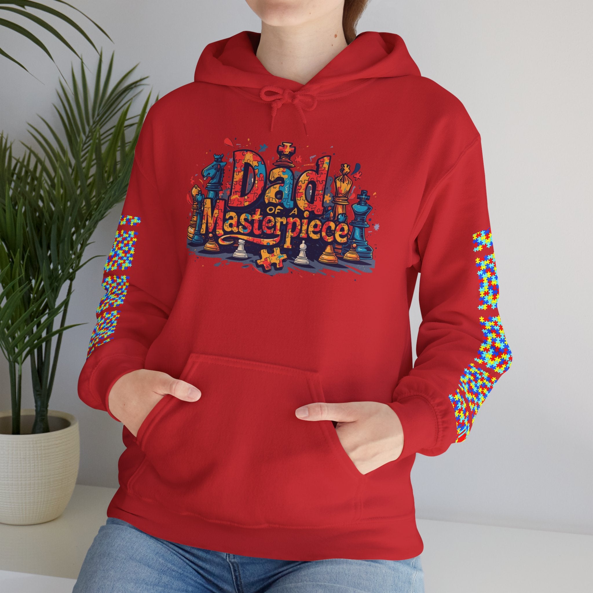 Dad Masterpiece Hoodie – Colorful Artistic Father’s Day Sweatshirt