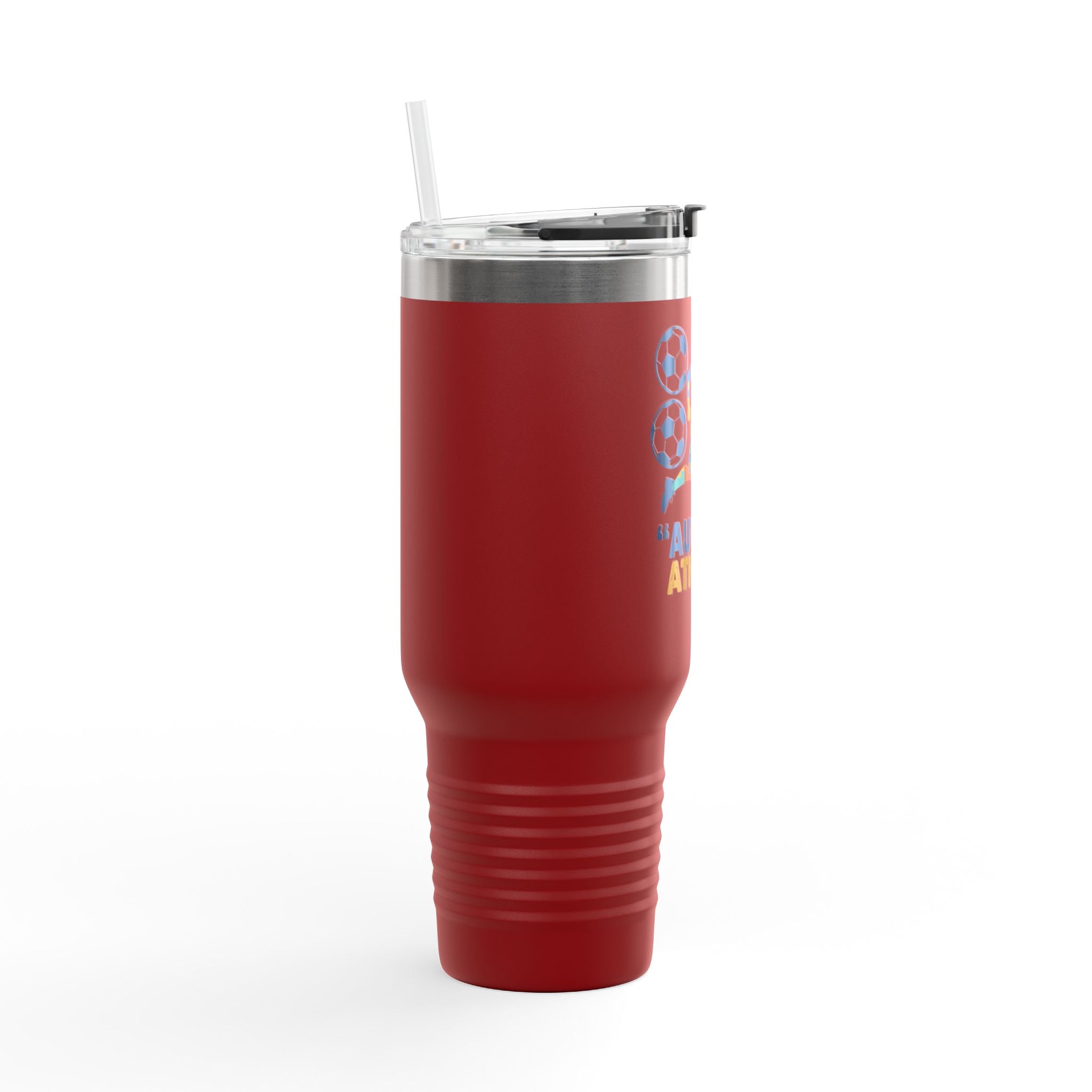 Autism Athlete 40oz Insulated Travel Mug — Sports Awareness Tumbler