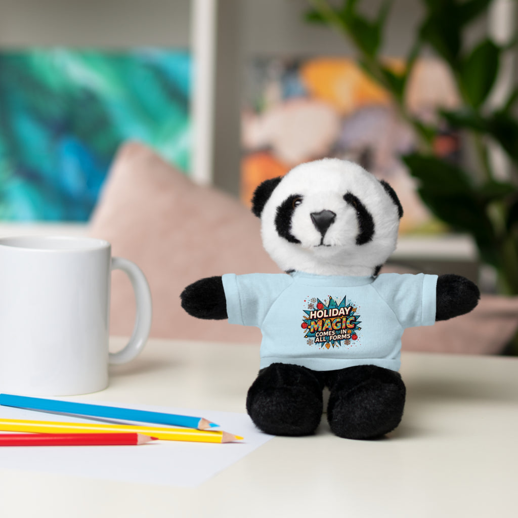 Holiday Magic Bear — Plush Teddy with 'Holiday Magic Comes in All Forms' Tee