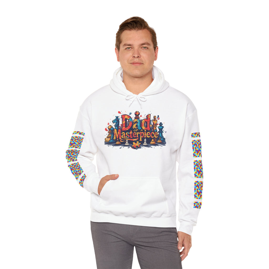 Dad Masterpiece Hoodie – Colorful Artistic Father’s Day Sweatshirt