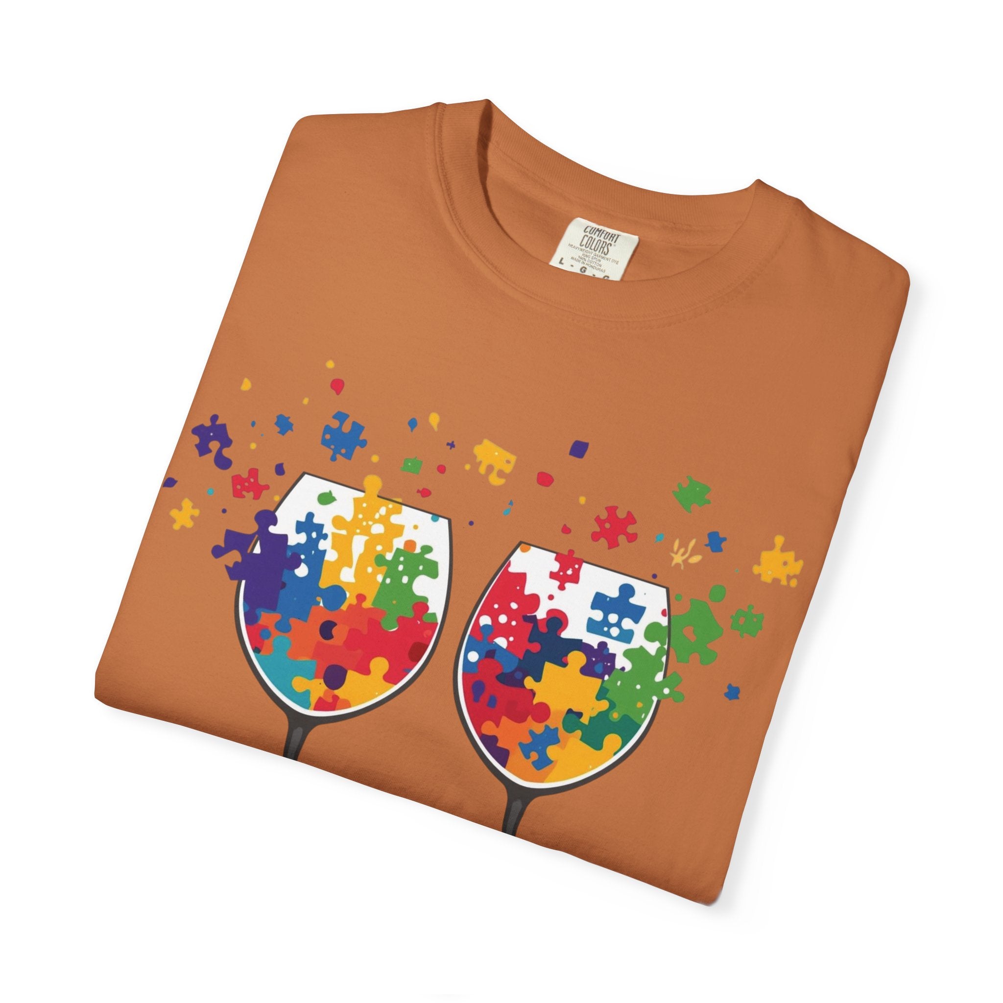New Year’s Day Puzzle Wine T-Shirt
