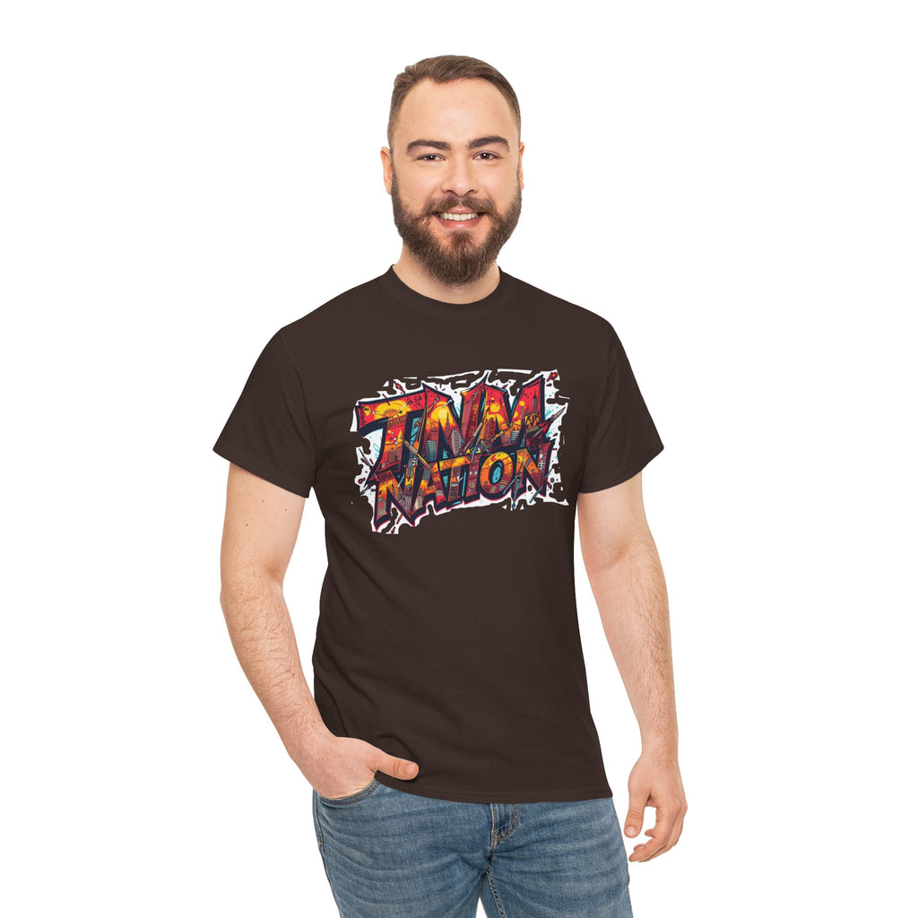 Tidal Nation Graffiti Tee - Urban Streetwear Graphic T-Shirt