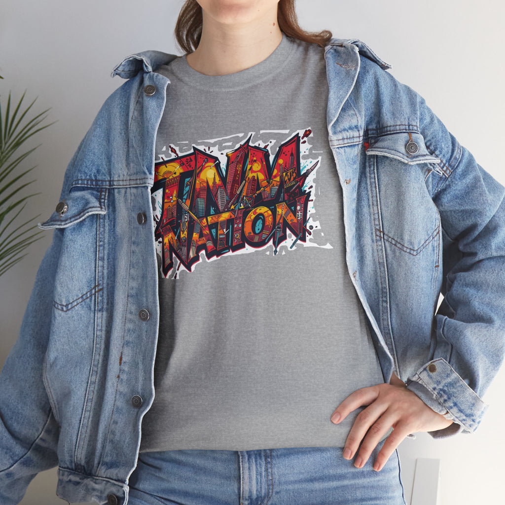 Tidal Nation Graffiti Tee - Urban Streetwear Graphic T-Shirt