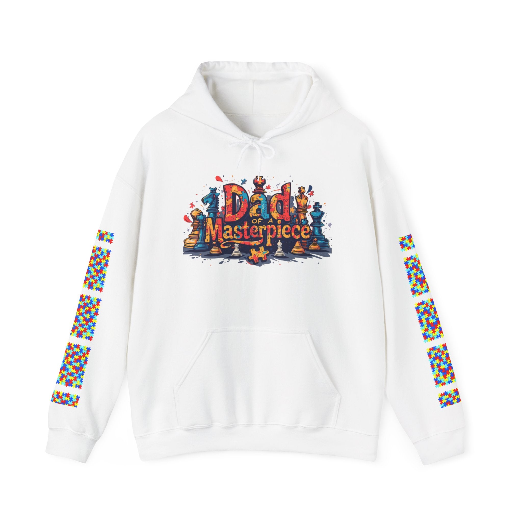 Dad Masterpiece Hoodie – Colorful Artistic Father’s Day Sweatshirt