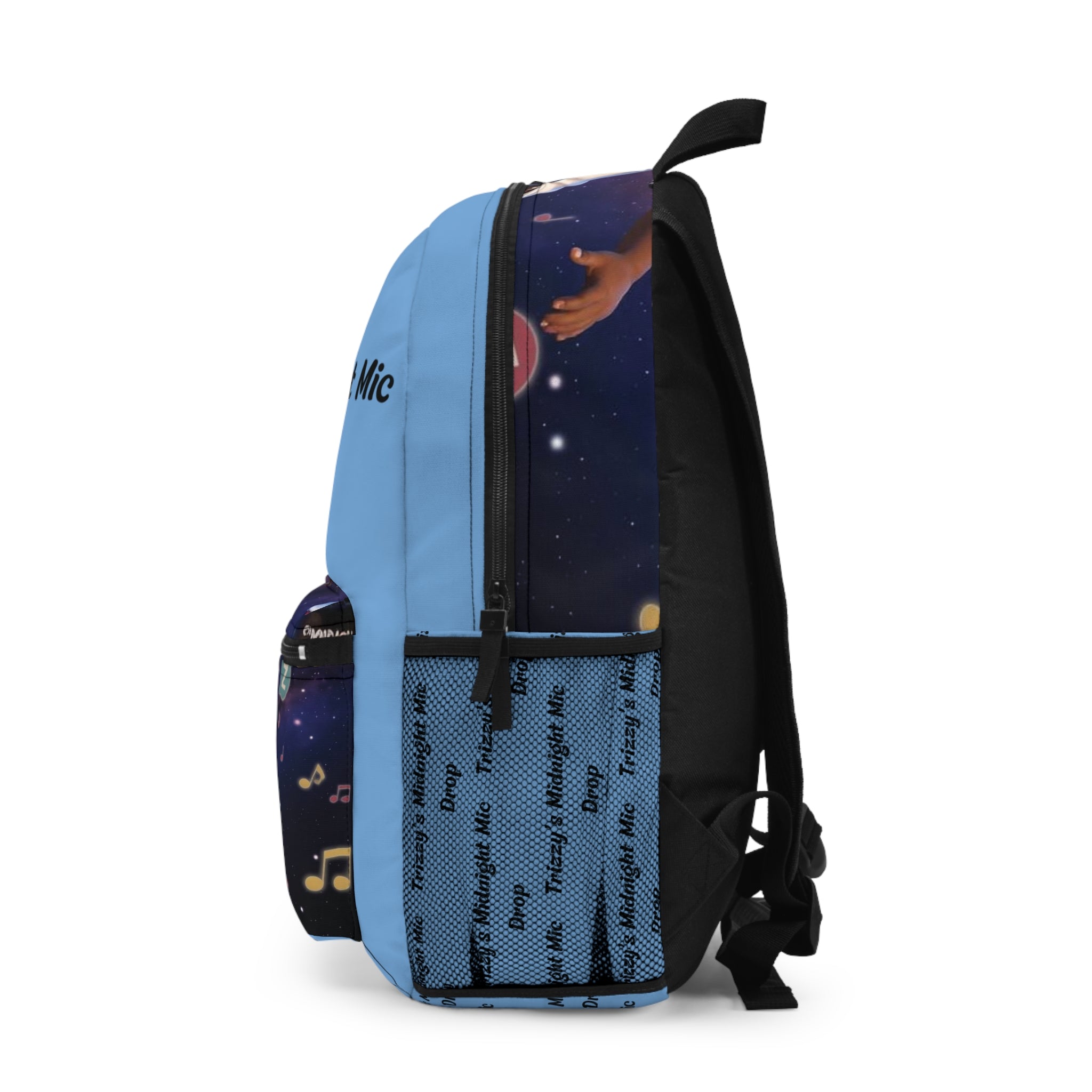 Backpack — Personalized 'Trizzy's Midnight Mic Drop' Kids Music Backpack