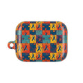 Awareness Ribbon Puzzle Pattern AirPod Case — Colorful Support & Hope Design