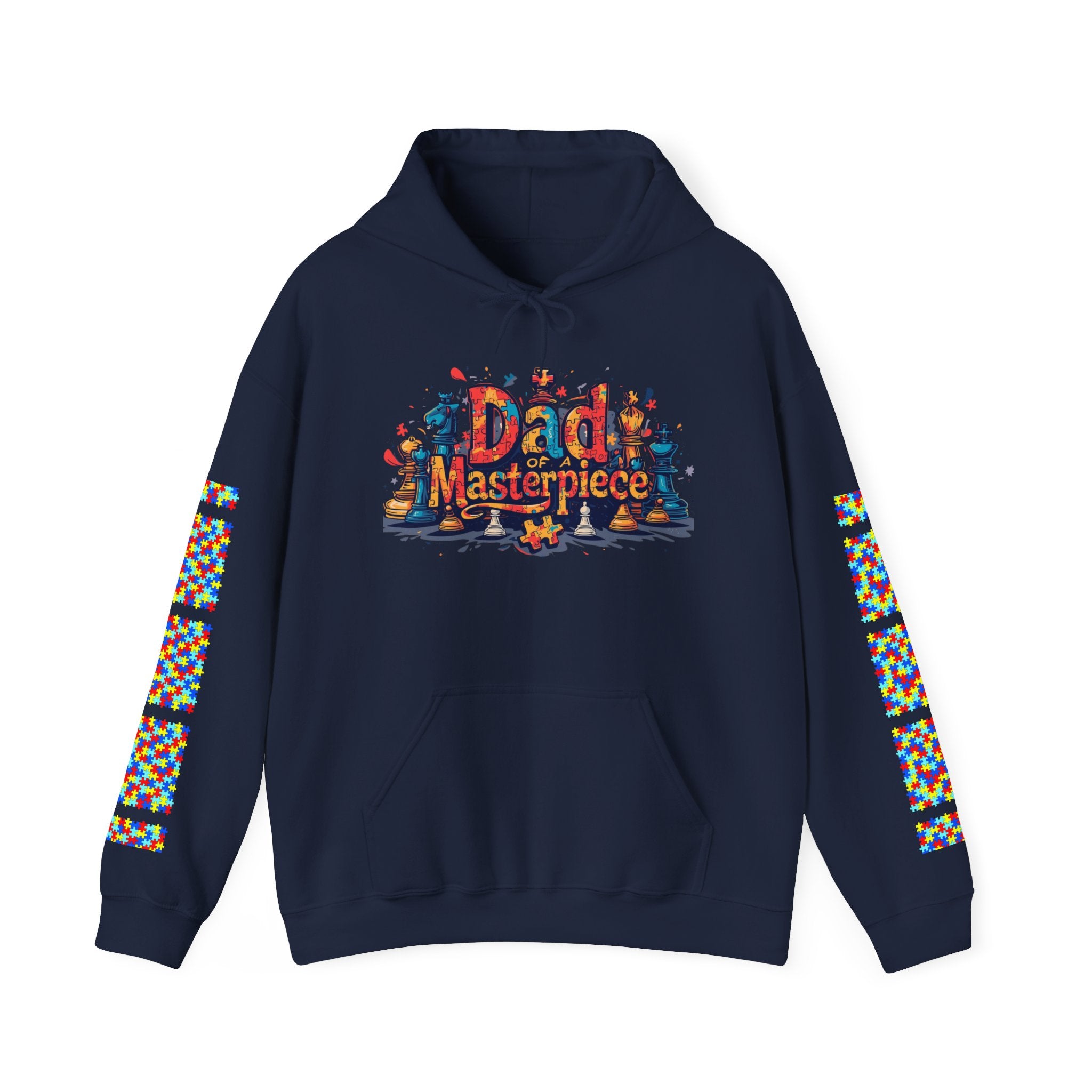 Dad Masterpiece Hoodie – Colorful Artistic Father’s Day Sweatshirt