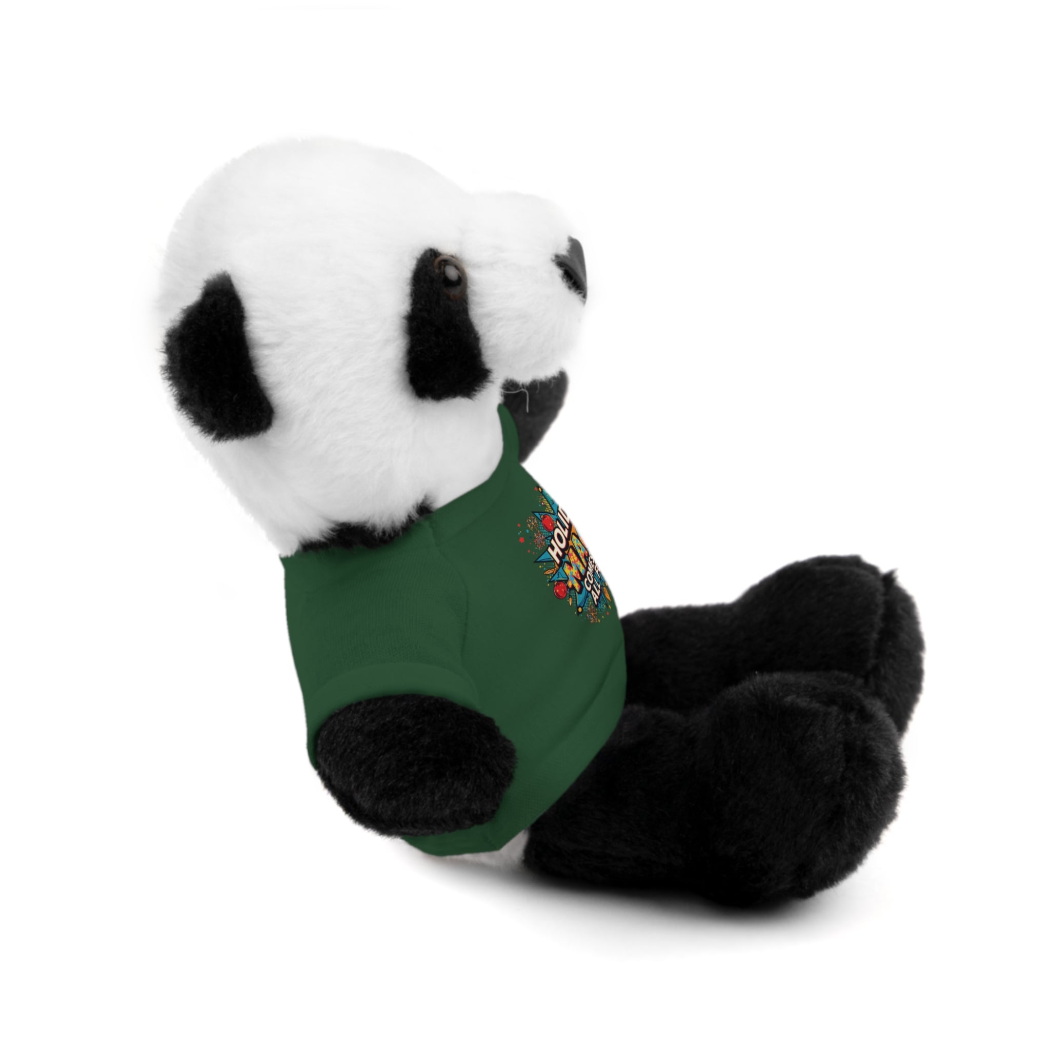 Holiday Magic Bear — Plush Teddy with 'Holiday Magic Comes in All Forms' Tee