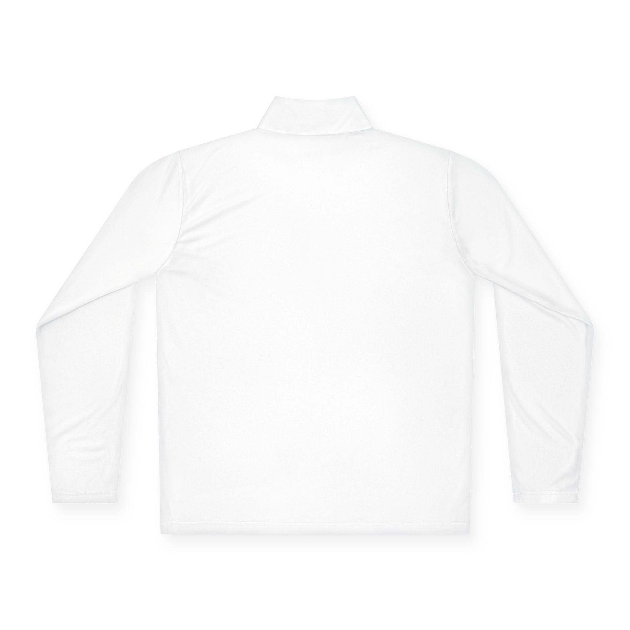 Quarter-Zip Pullover • Colorful Geometric Mushroom Logo — Psychedelic Nature Vibe