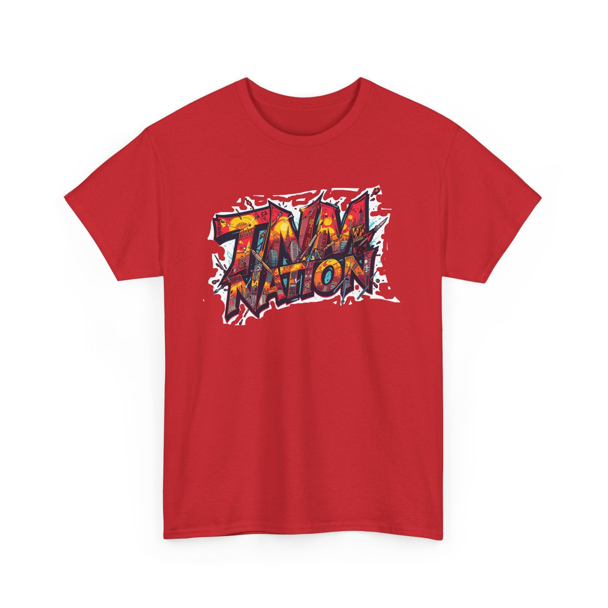 Tidal Nation Graffiti Tee - Urban Streetwear Graphic T-Shirt