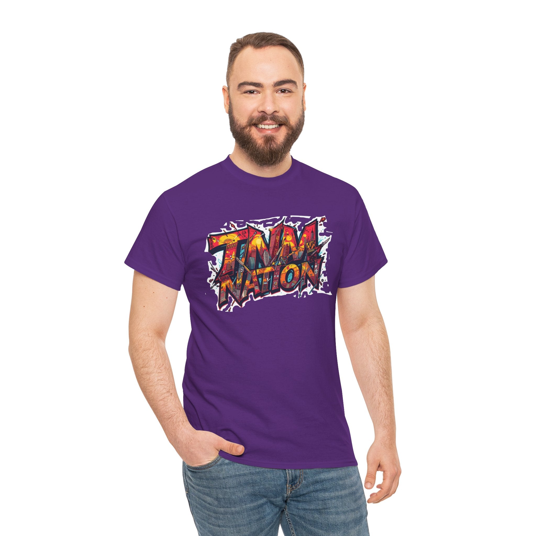 Tidal Nation Graffiti Tee - Urban Streetwear Graphic T-Shirt