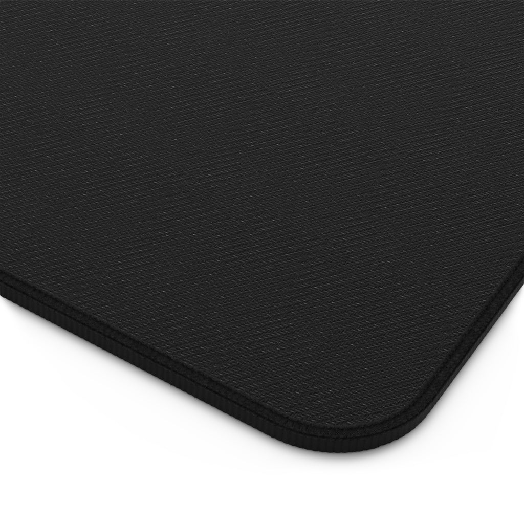 Retro Speech Bubble Desk Mat — "Challenge Accepted" Pattern