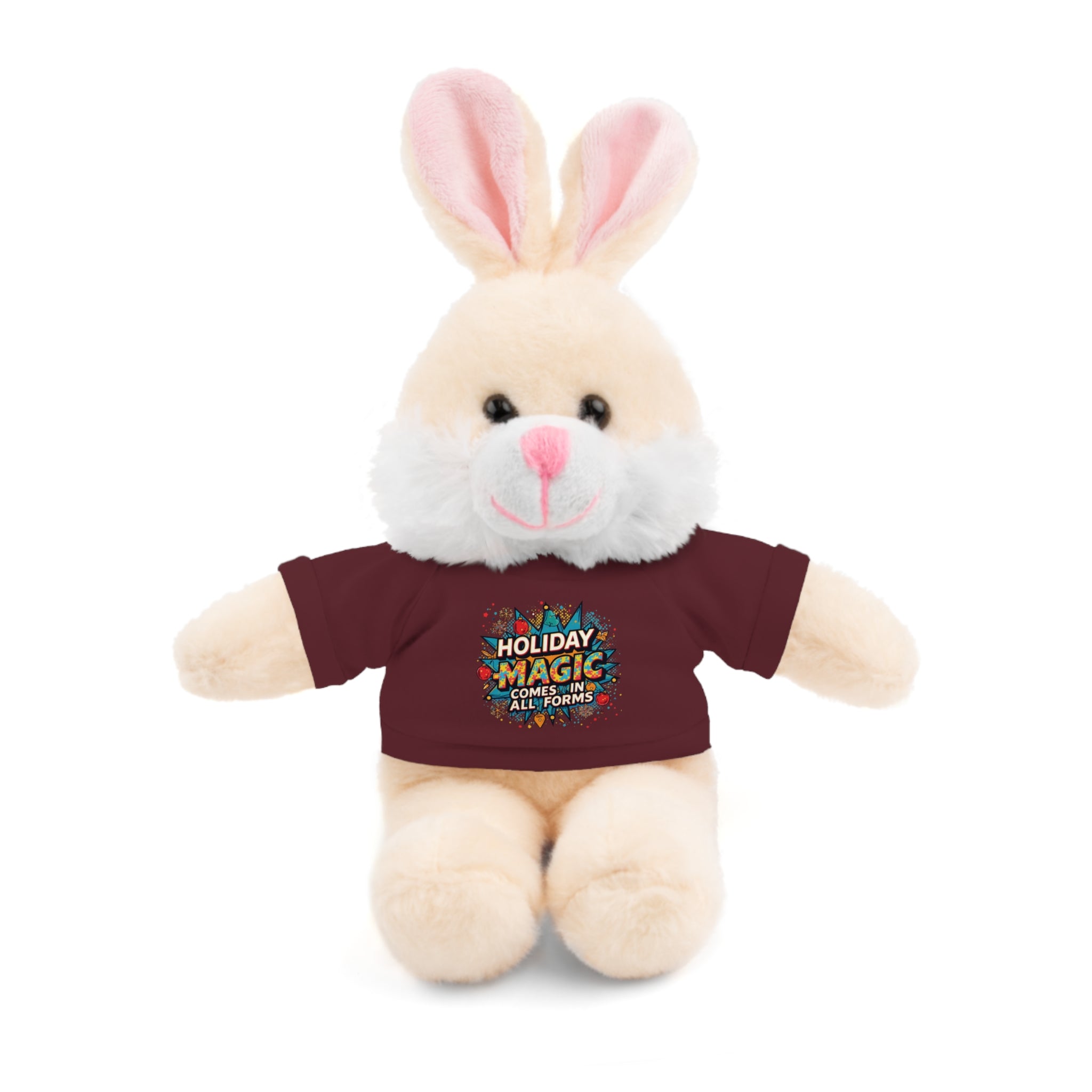 Holiday Magic Bear — Plush Teddy with 'Holiday Magic Comes in All Forms' Tee