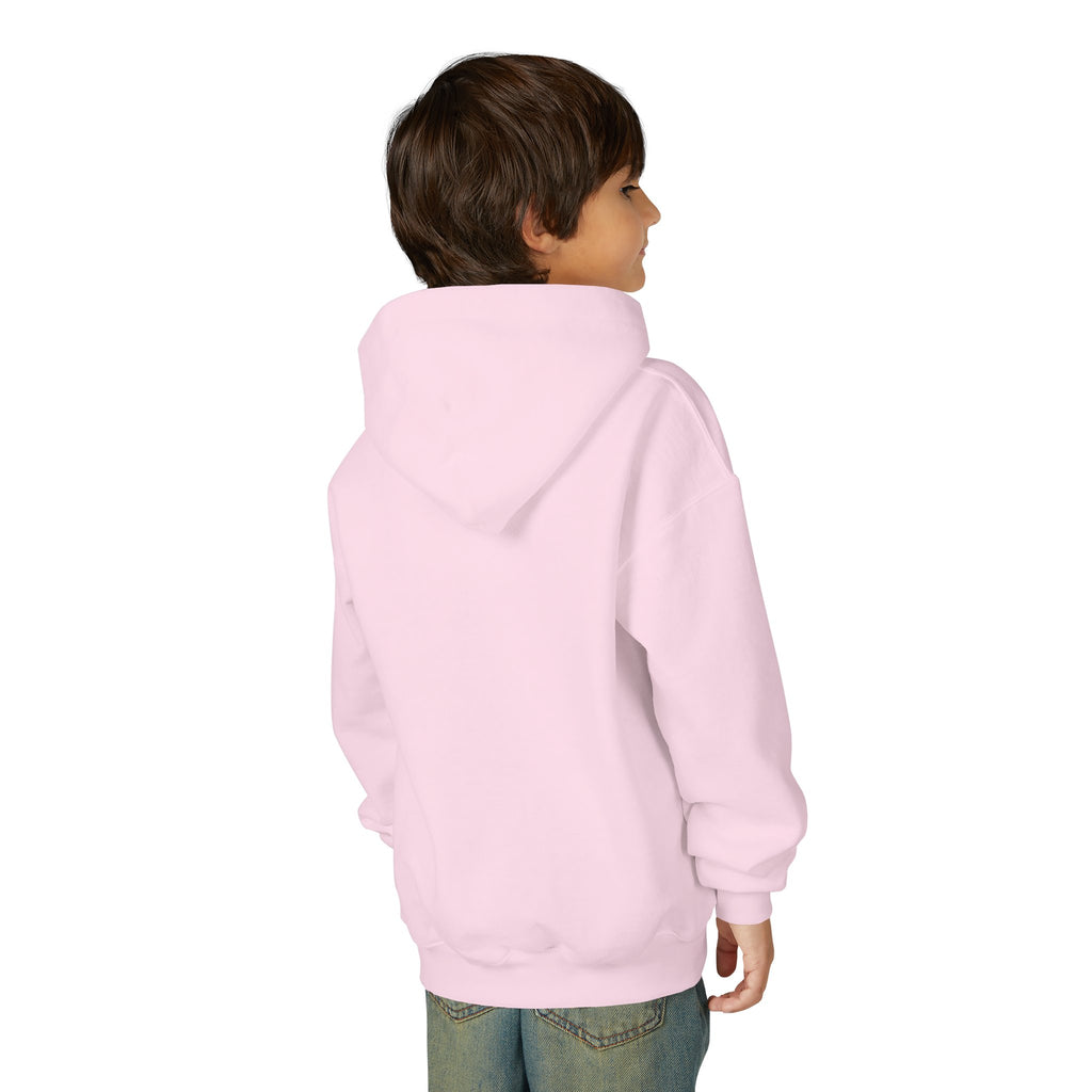 Youth Hoodie — "Why Is Everyone Rushing Me?" Colorful Comic Graphic