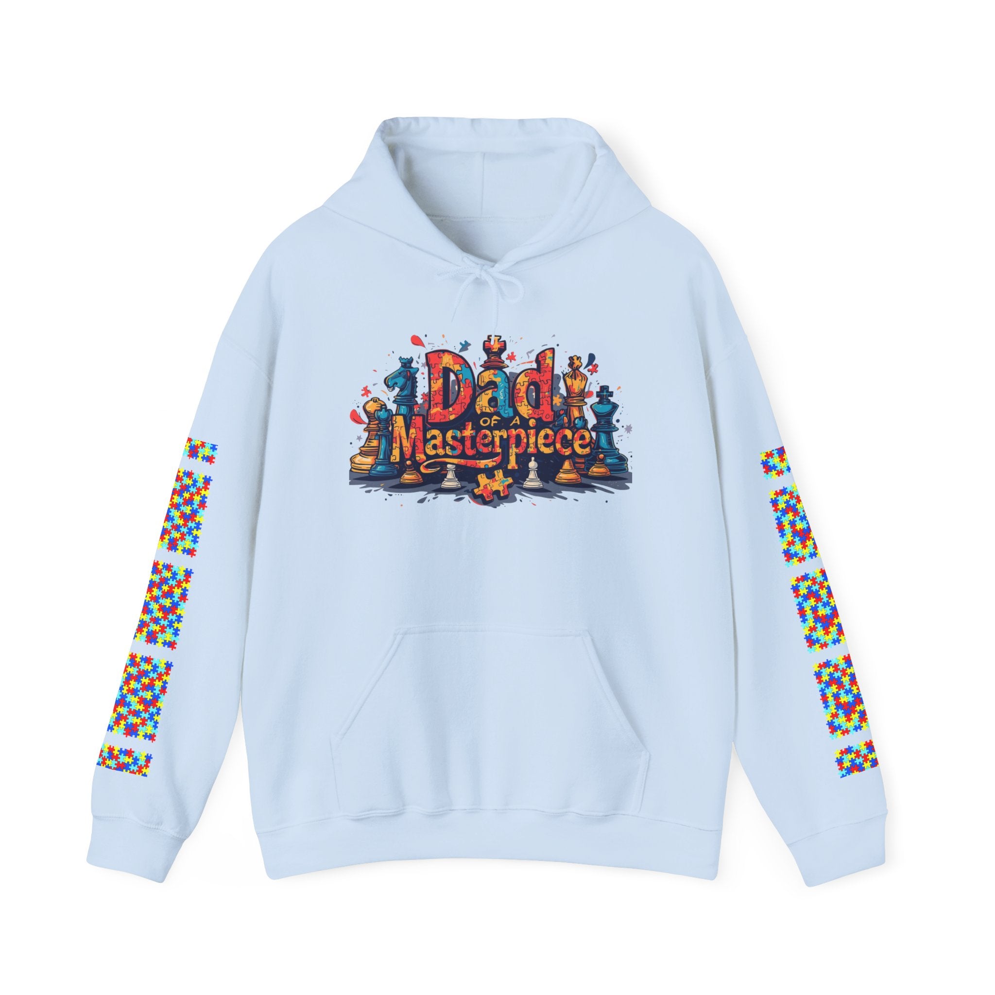 Dad Masterpiece Hoodie – Colorful Artistic Father’s Day Sweatshirt
