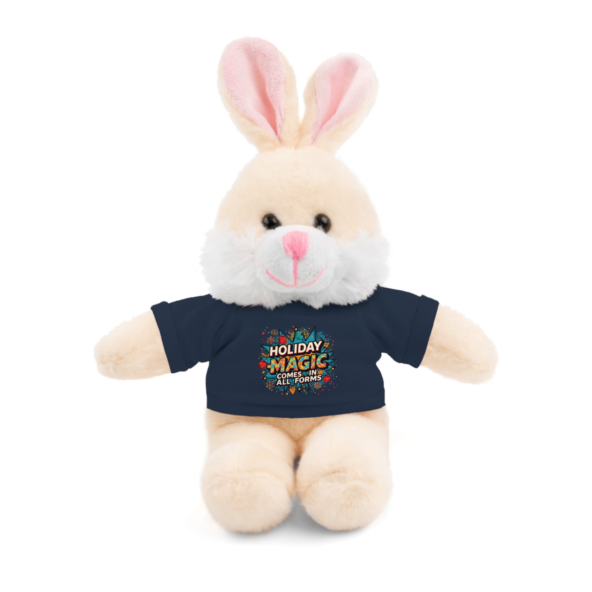 Holiday Magic Bear — Plush Teddy with 'Holiday Magic Comes in All Forms' Tee