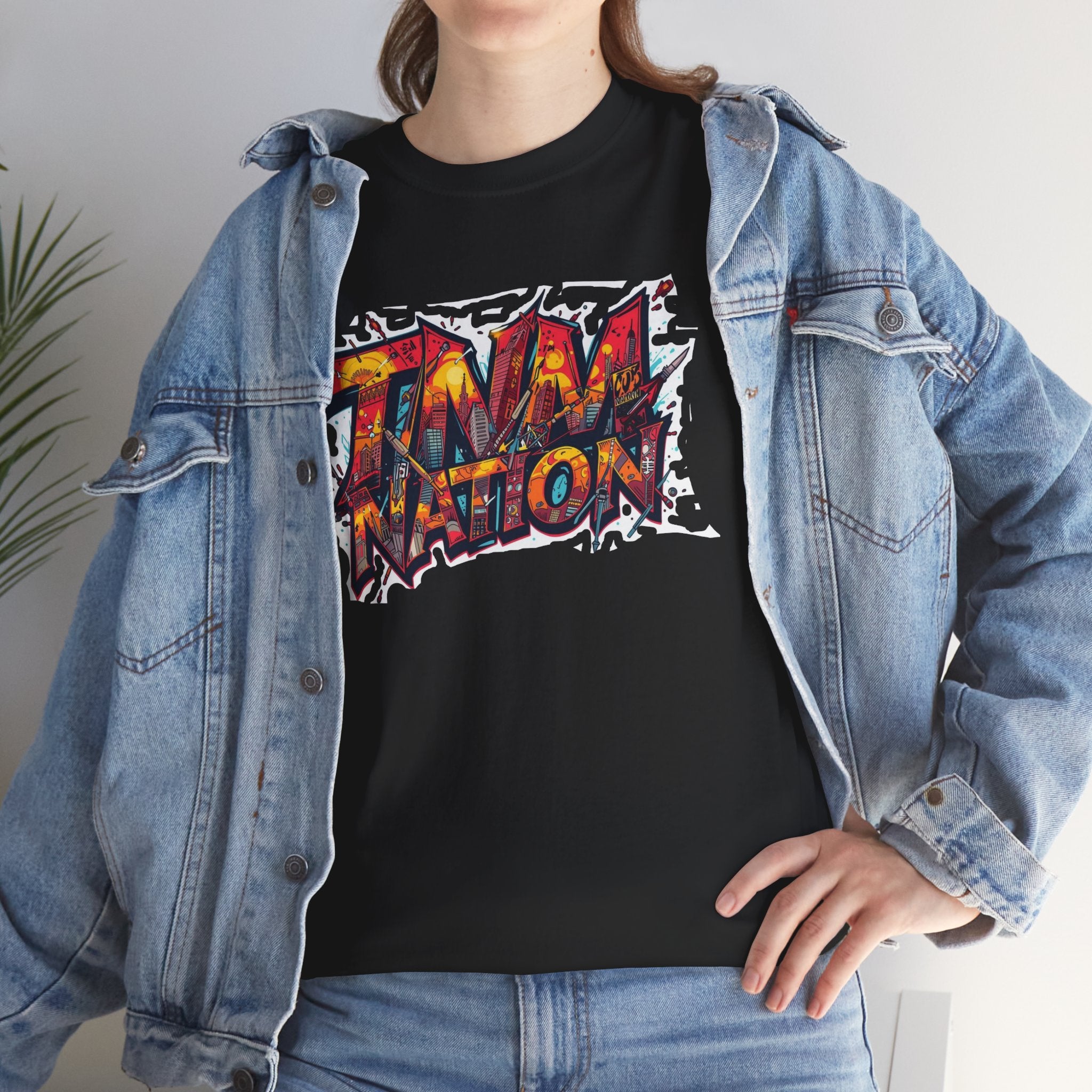 Tidal Nation Graffiti Tee - Urban Streetwear Graphic T-Shirt