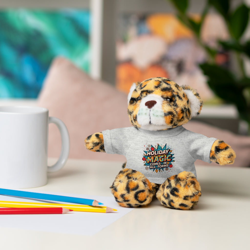 Holiday Magic Bear — Plush Teddy with 'Holiday Magic Comes in All Forms' Tee