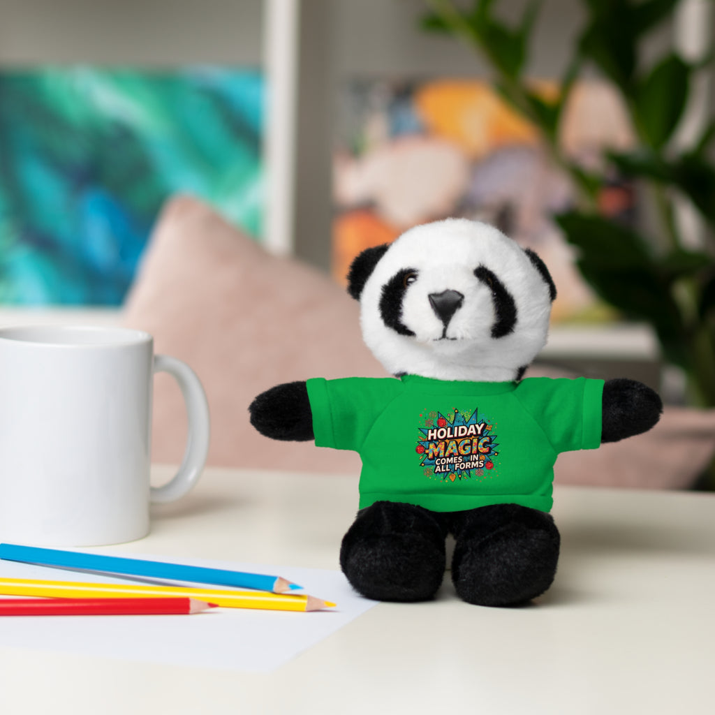 Holiday Magic Bear — Plush Teddy with 'Holiday Magic Comes in All Forms' Tee