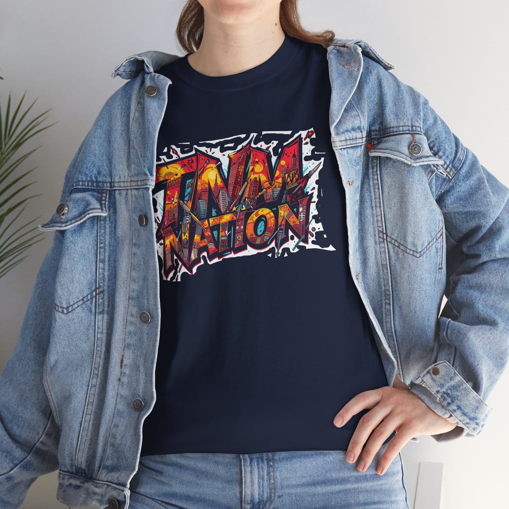 Tidal Nation Graffiti Tee - Urban Streetwear Graphic T-Shirt