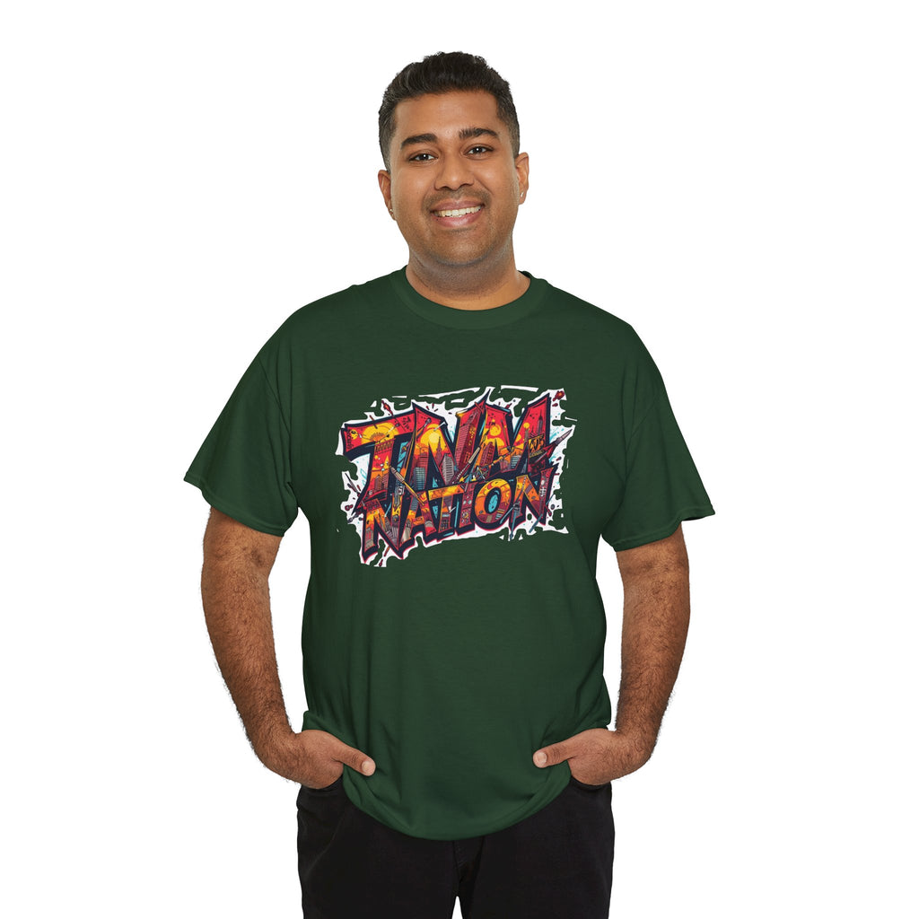 Tidal Nation Graffiti Tee - Urban Streetwear Graphic T-Shirt