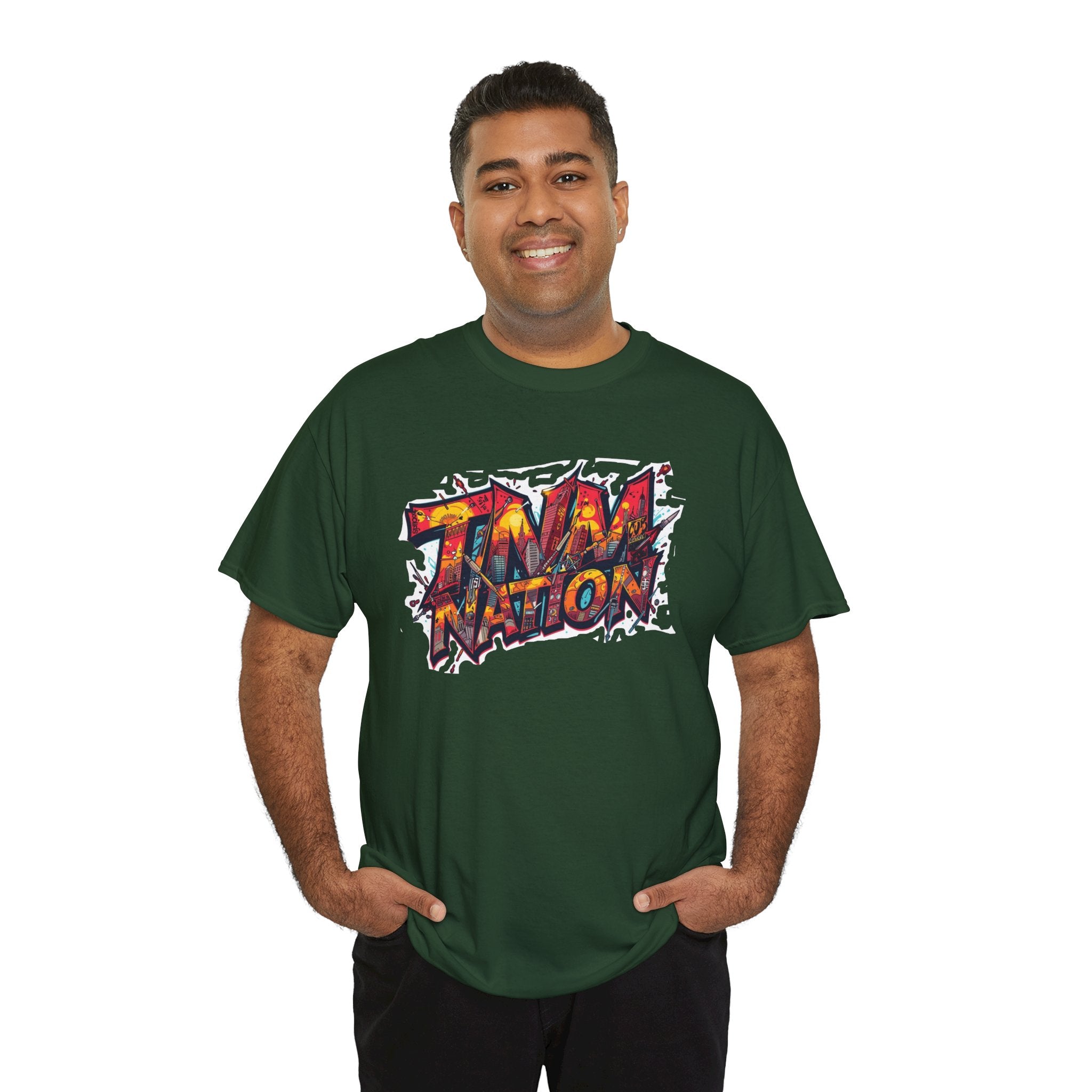 Tidal Nation Graffiti Tee - Urban Streetwear Graphic T-Shirt