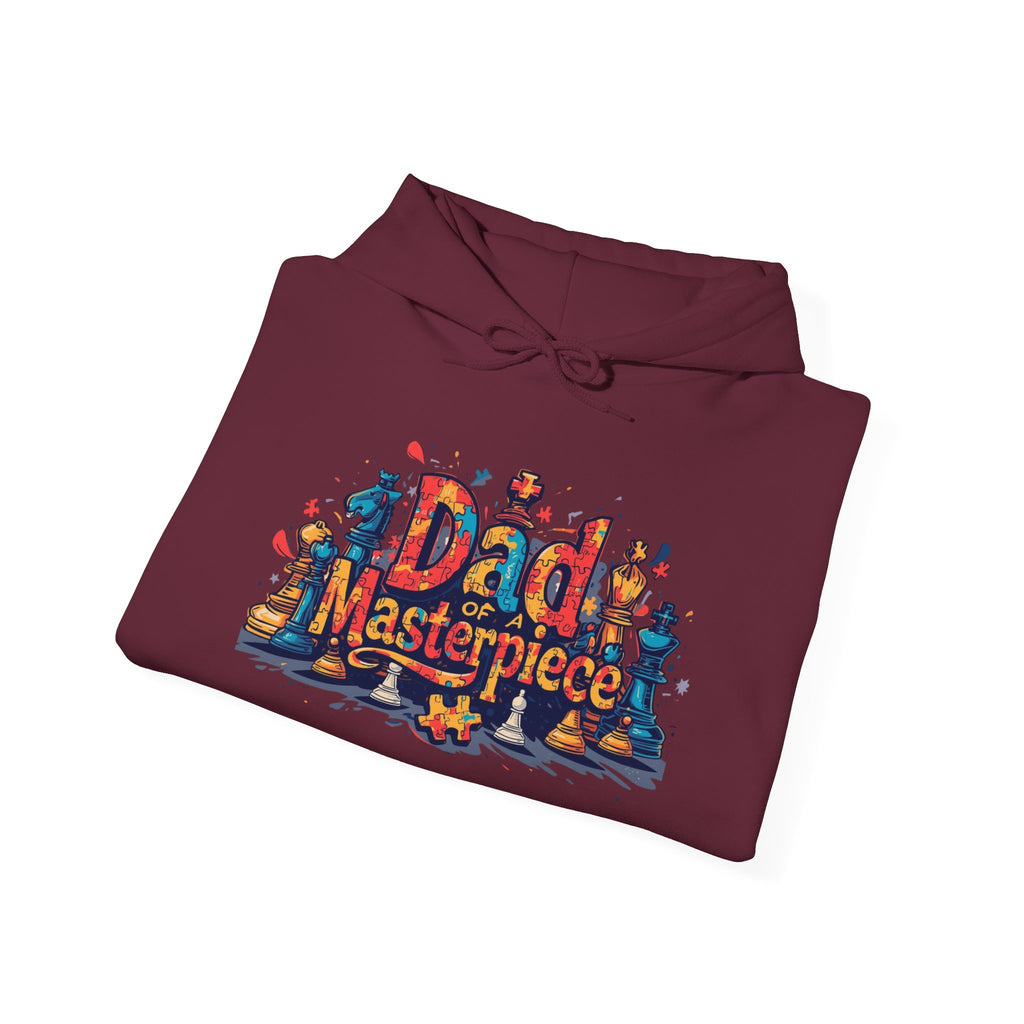 Dad Masterpiece Hoodie – Colorful Artistic Father’s Day Sweatshirt