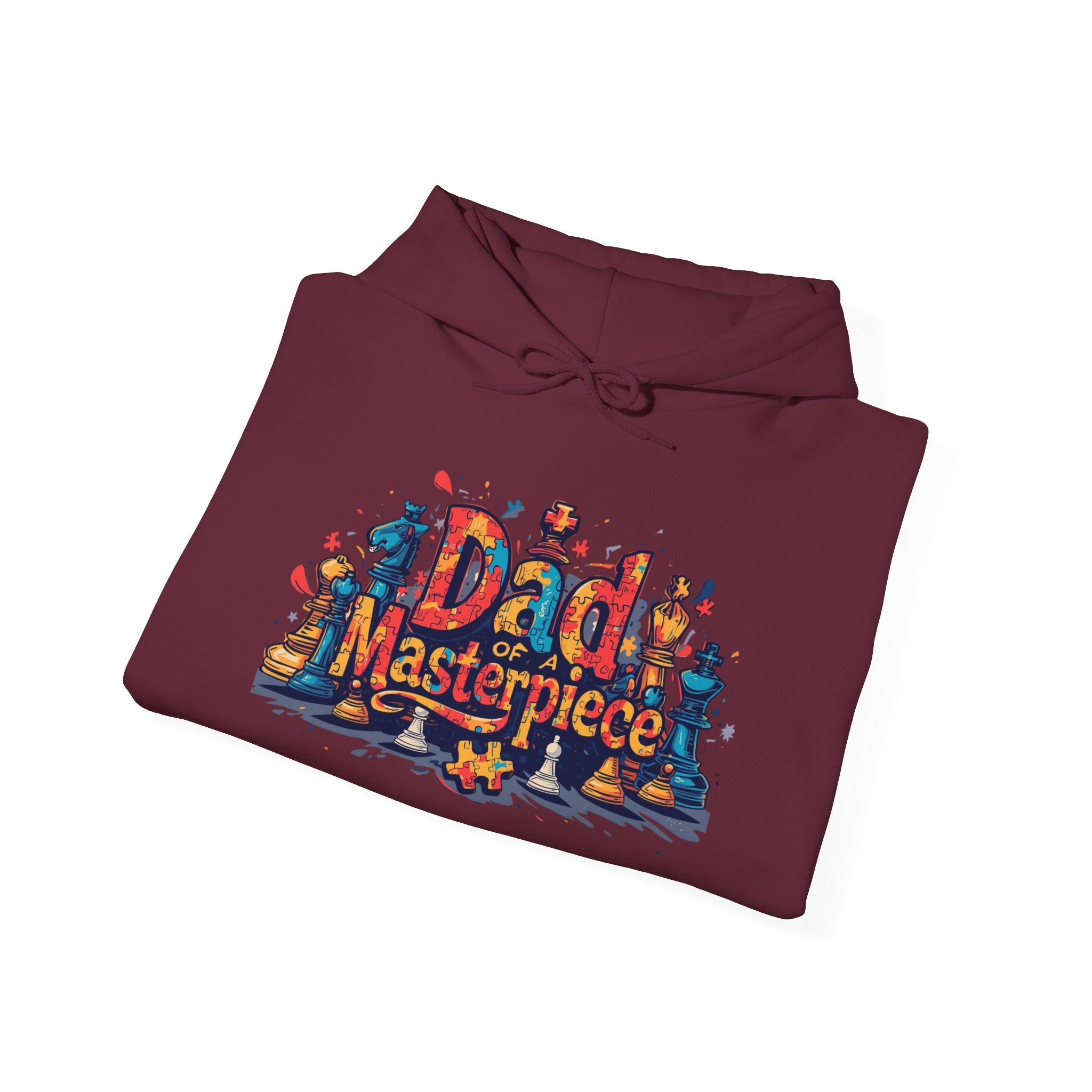 Dad Masterpiece Hoodie – Colorful Artistic Father’s Day Sweatshirt