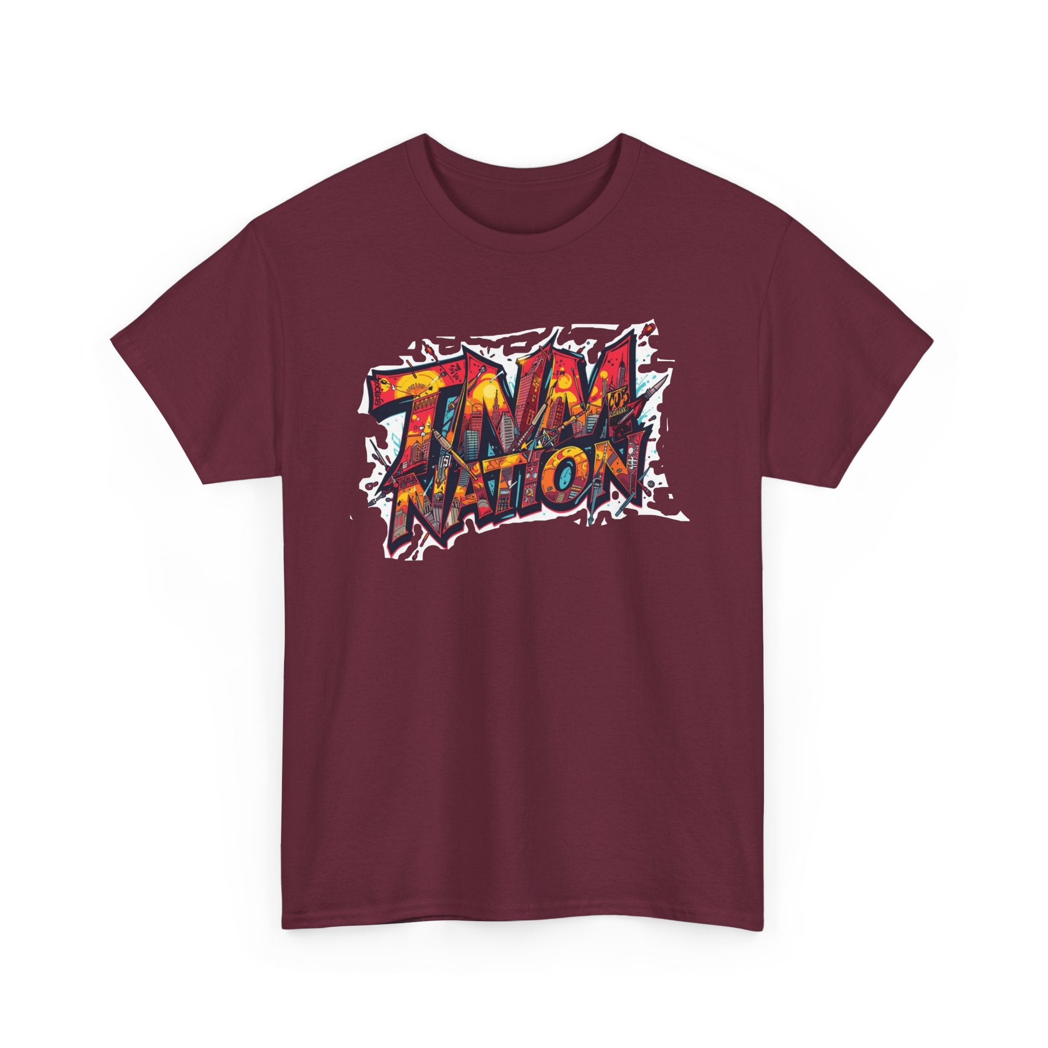 Tidal Nation Graffiti Tee - Urban Streetwear Graphic T-Shirt