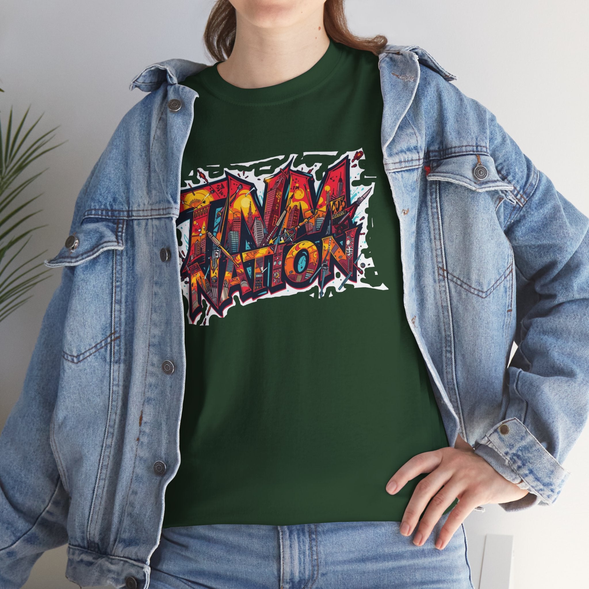 Tidal Nation Graffiti Tee - Urban Streetwear Graphic T-Shirt