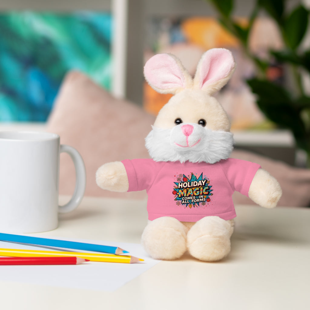 Holiday Magic Bear — Plush Teddy with 'Holiday Magic Comes in All Forms' Tee