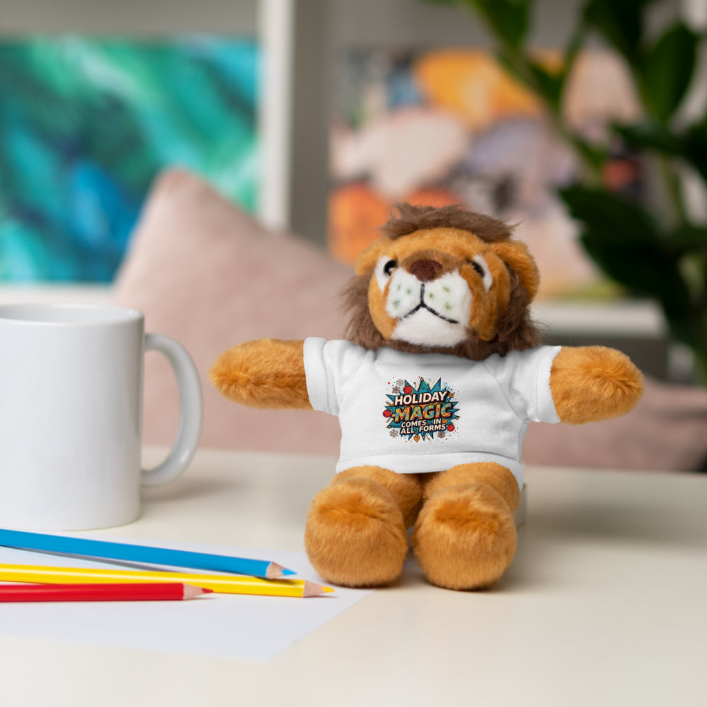 Holiday Magic Bear — Plush Teddy with 'Holiday Magic Comes in All Forms' Tee