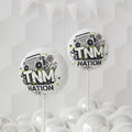 TNM Nation 11" Round Foil Balloon – Retro Boombox Party Decor