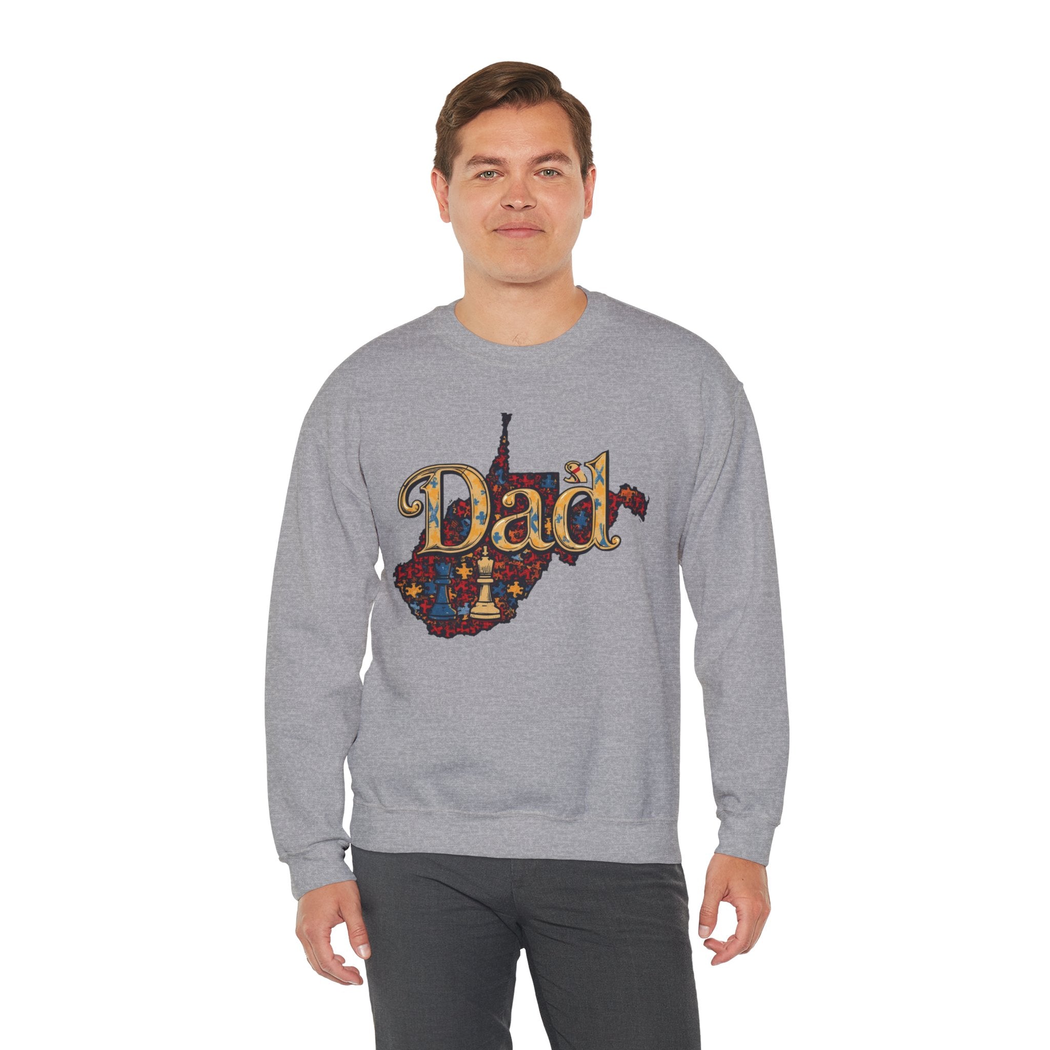 Dad State Pride Sweatshirt — West Virginia Dad Crewneck