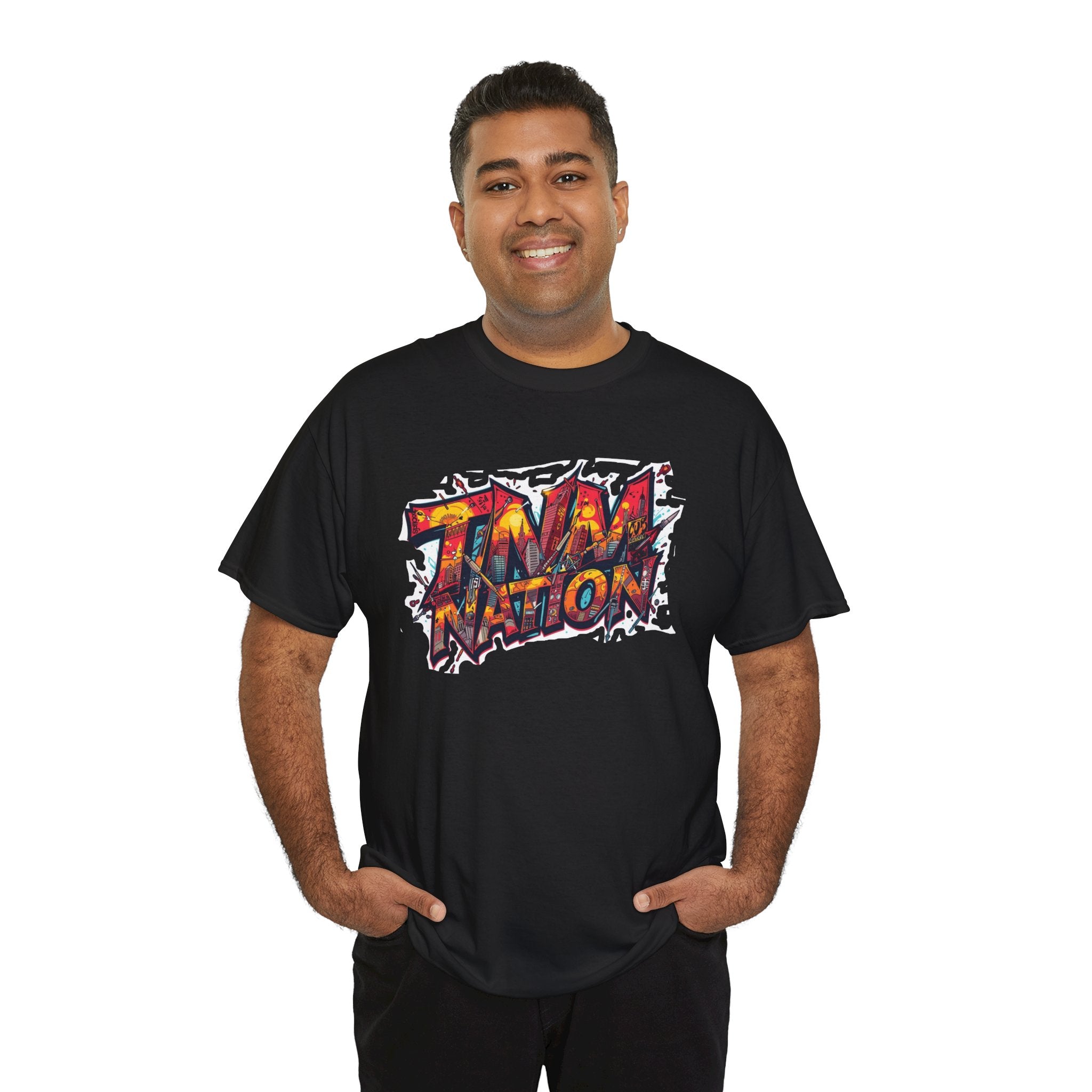 Tidal Nation Graffiti Tee - Urban Streetwear Graphic T-Shirt
