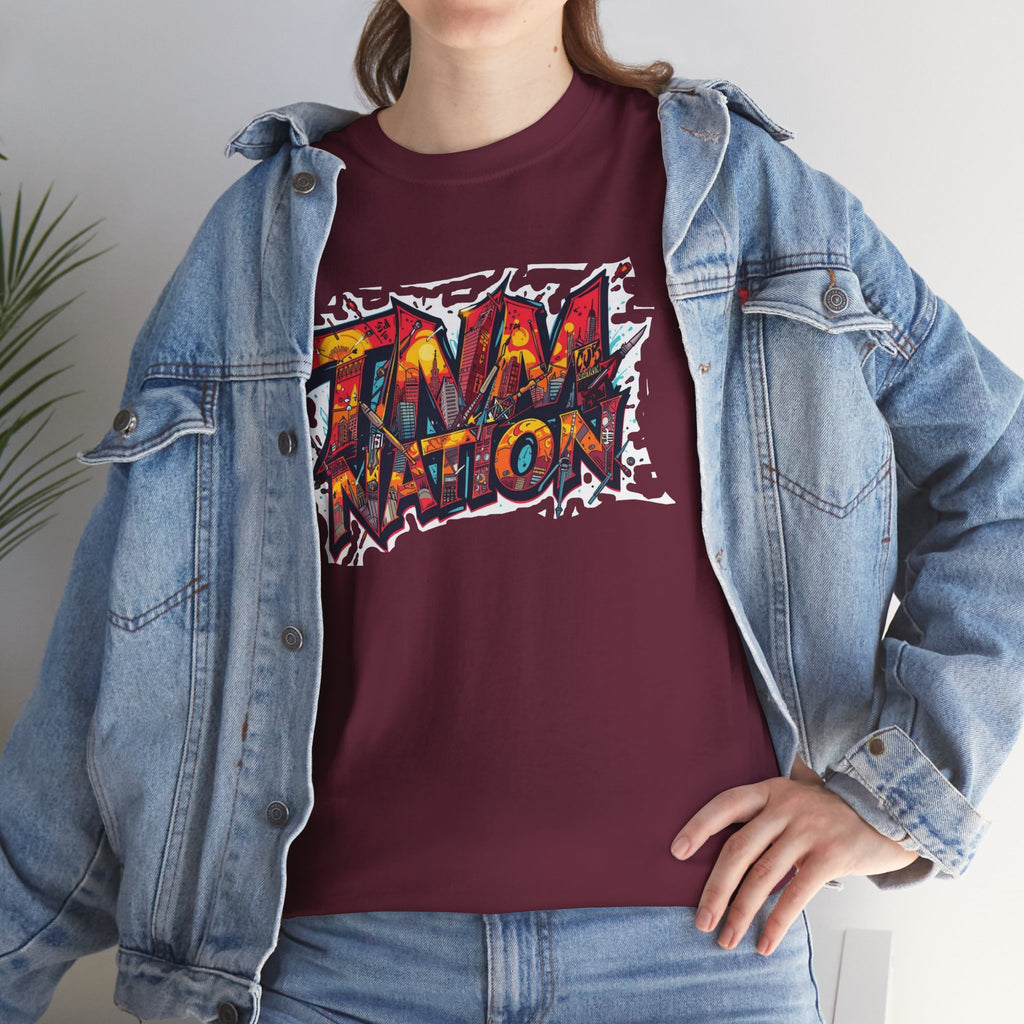 Tidal Nation Graffiti Tee - Urban Streetwear Graphic T-Shirt