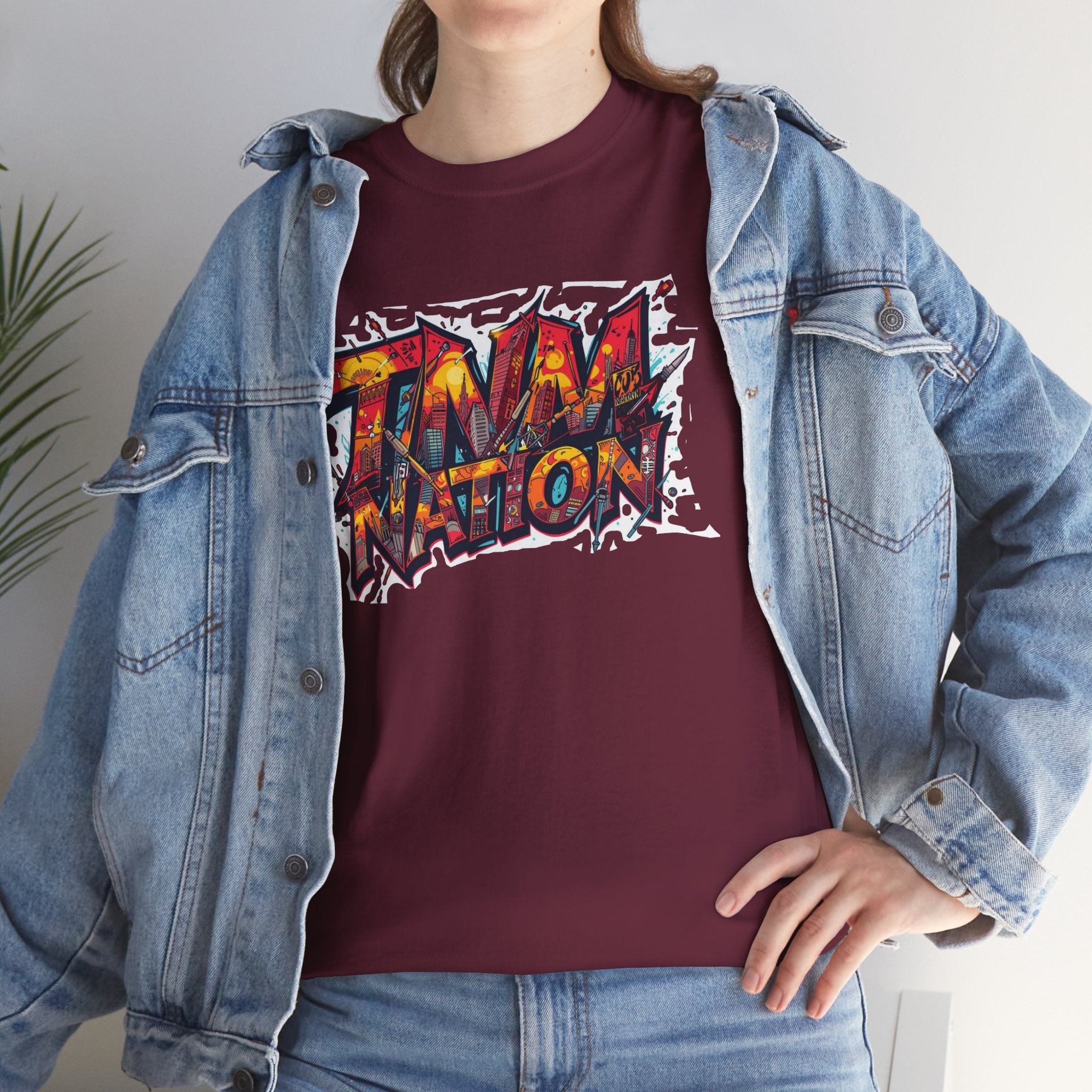 Tidal Nation Graffiti Tee - Urban Streetwear Graphic T-Shirt