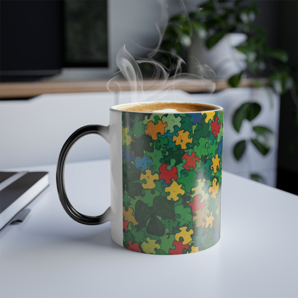 St. Patrick's Rainbow Pot of Gold Color-Changing Mug