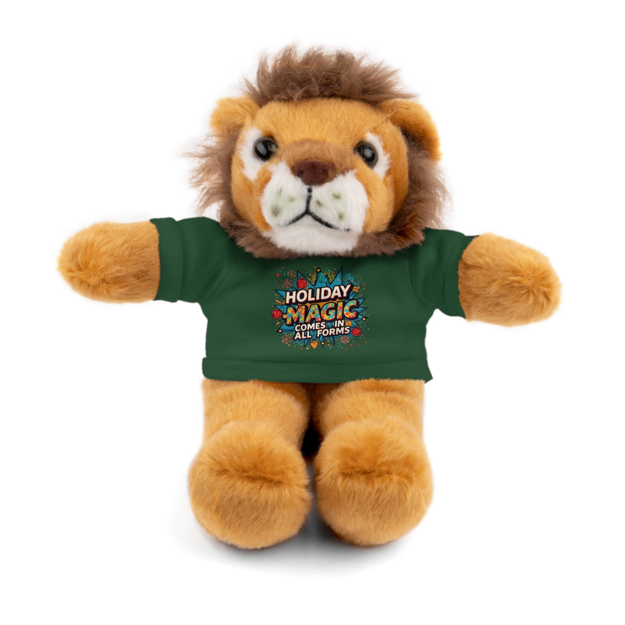 Holiday Magic Bear — Plush Teddy with 'Holiday Magic Comes in All Forms' Tee