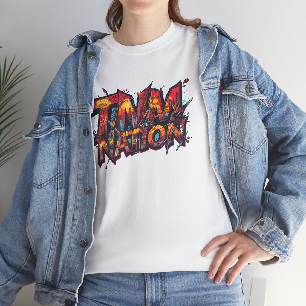 Tidal Nation Graffiti Tee - Urban Streetwear Graphic T-Shirt