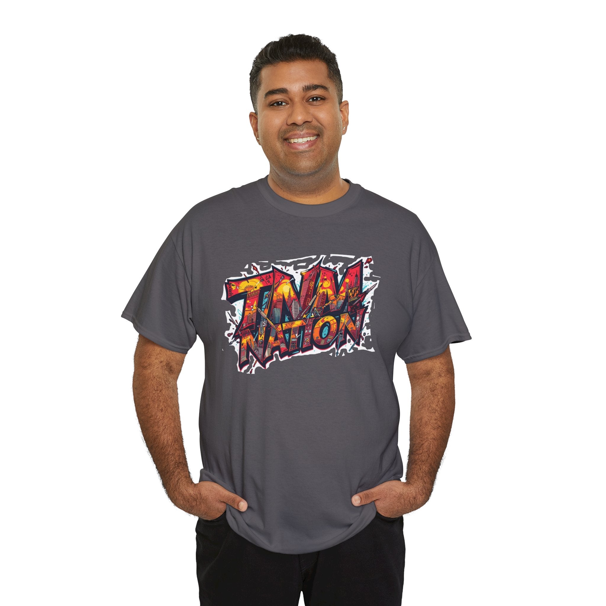 Tidal Nation Graffiti Tee - Urban Streetwear Graphic T-Shirt