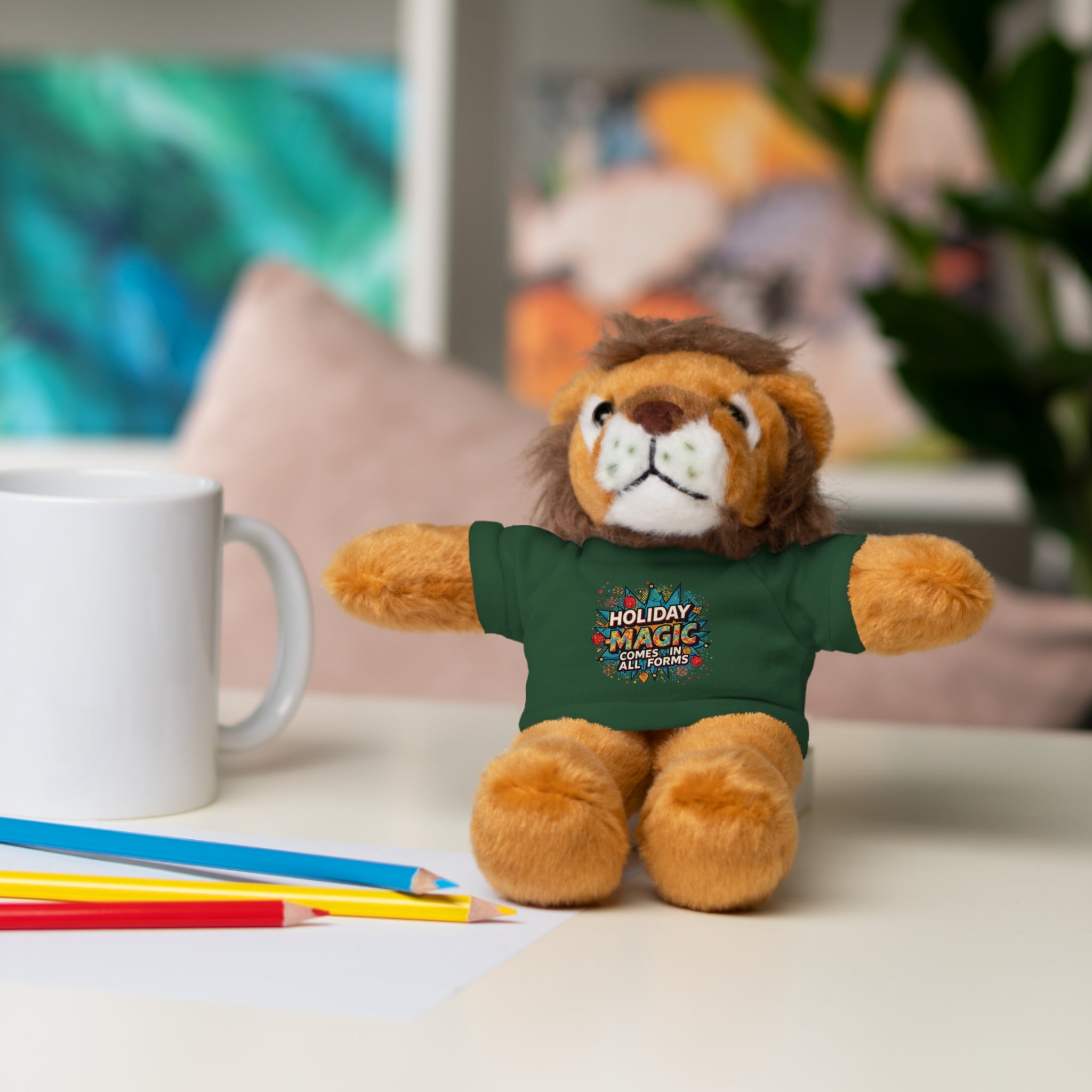 Holiday Magic Bear — Plush Teddy with 'Holiday Magic Comes in All Forms' Tee