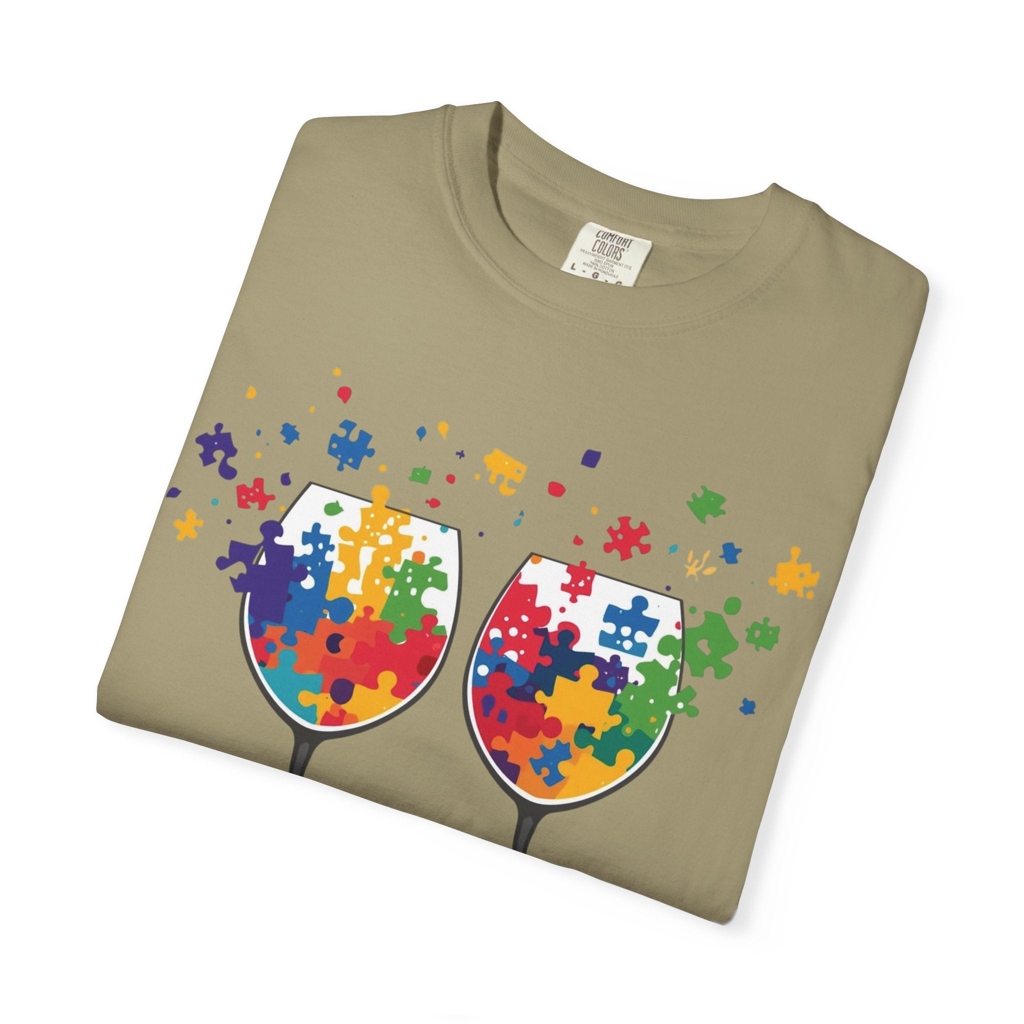 New Year’s Day Puzzle Wine T-Shirt