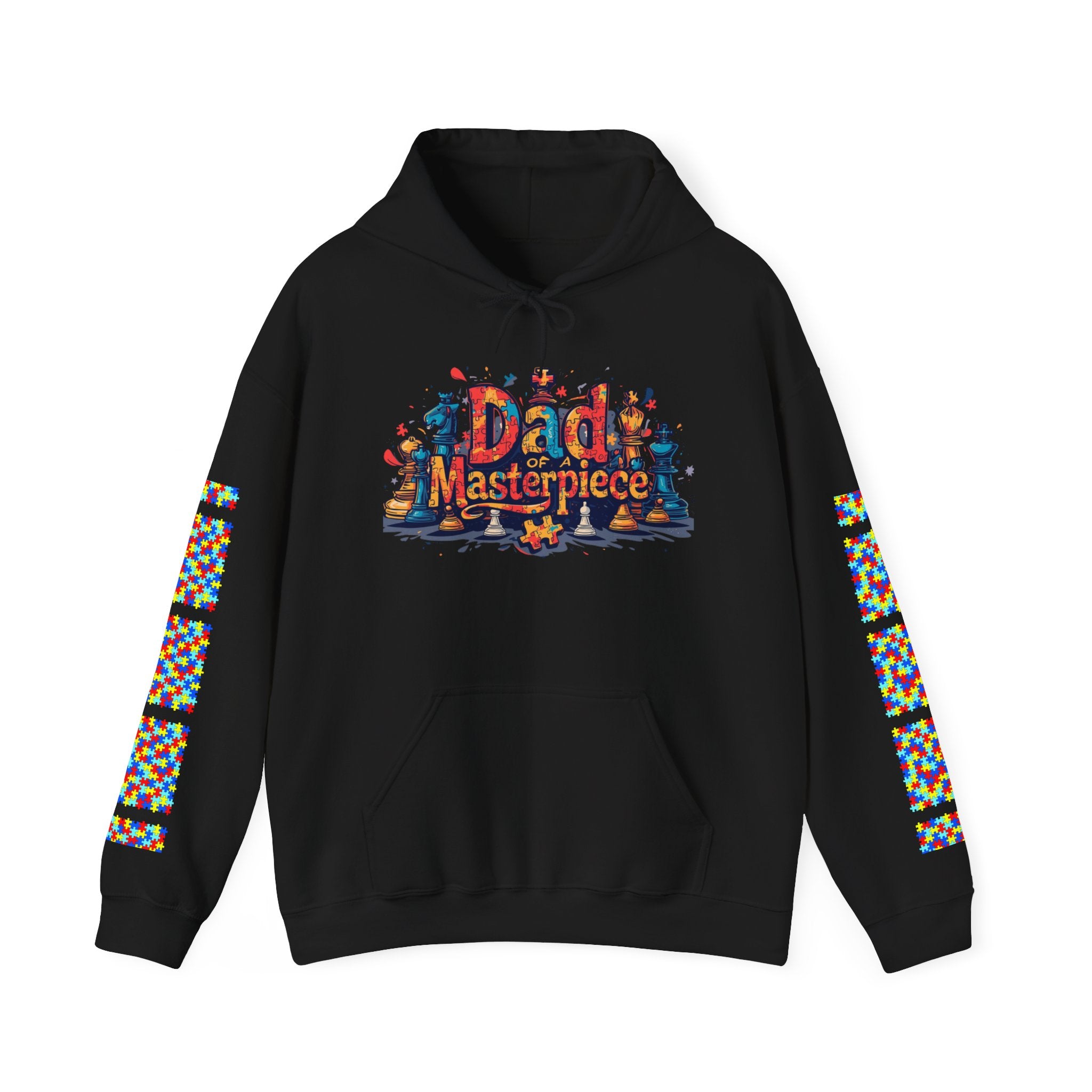Dad Masterpiece Hoodie – Colorful Artistic Father’s Day Sweatshirt