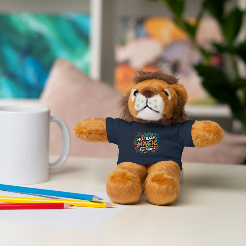 Holiday Magic Bear — Plush Teddy with 'Holiday Magic Comes in All Forms' Tee