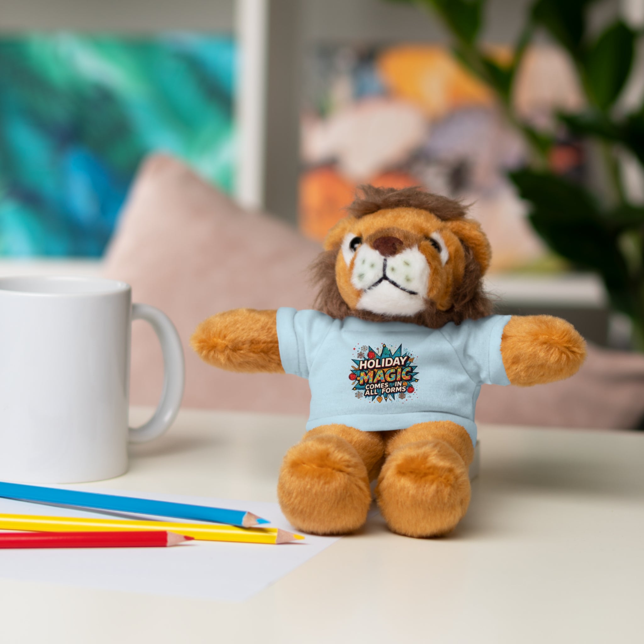 Holiday Magic Bear — Plush Teddy with 'Holiday Magic Comes in All Forms' Tee