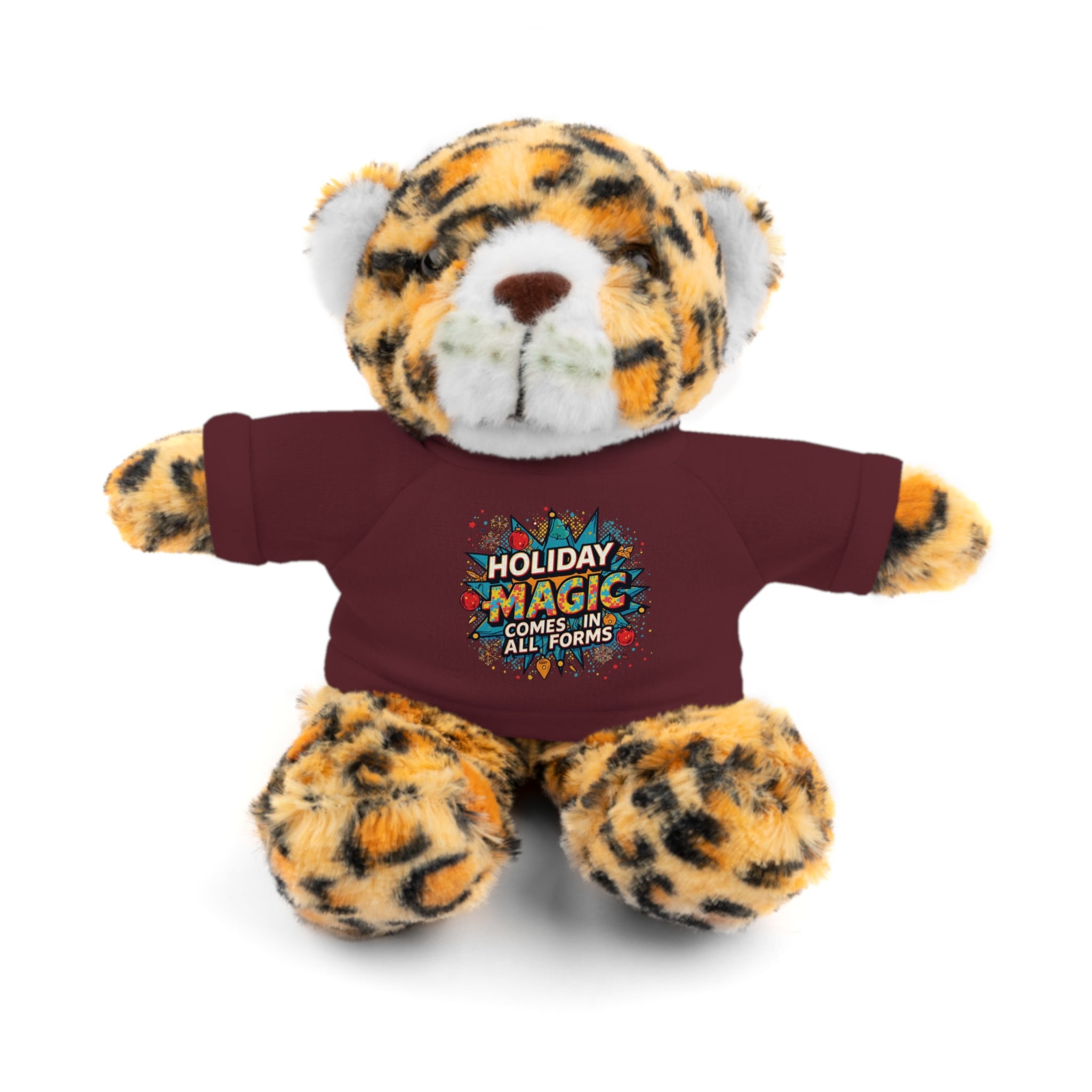 Holiday Magic Bear — Plush Teddy with 'Holiday Magic Comes in All Forms' Tee