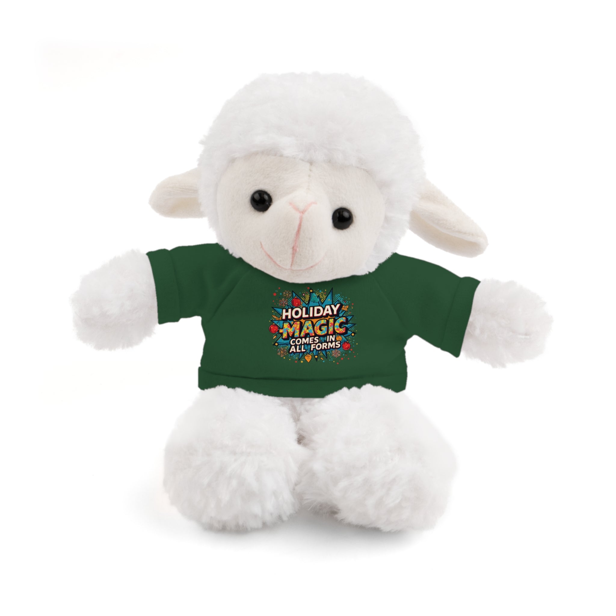 Holiday Magic Bear — Plush Teddy with 'Holiday Magic Comes in All Forms' Tee