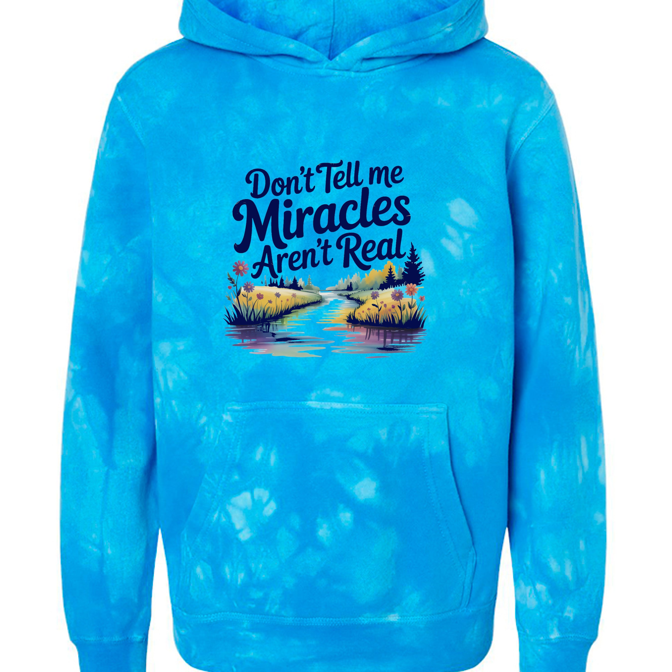Tie Dye Aqua Blue - FRONT